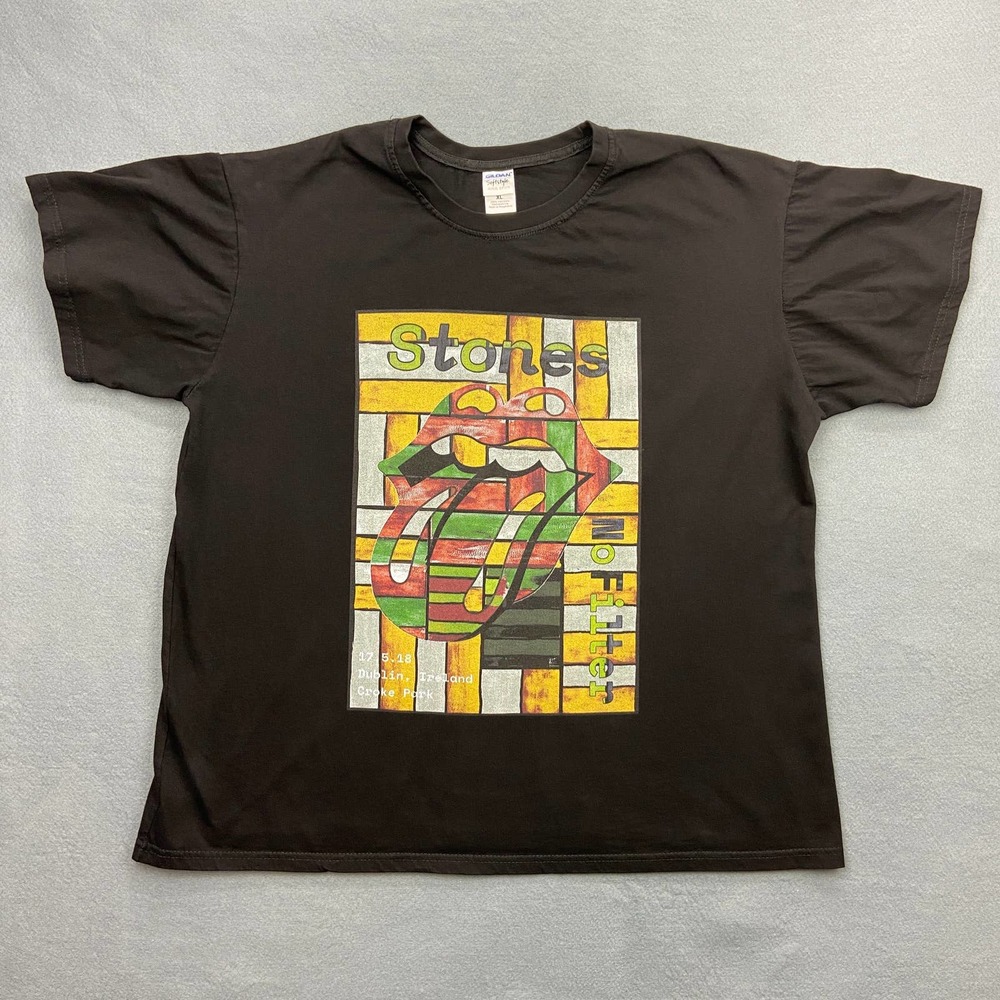 Rare Rolling Stones Tee Shirt XL No Filter Tour 2018 Dublin Ireland Croke Park
